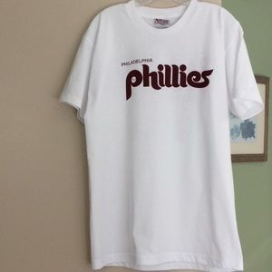 Really nice. Never worn Phillies Realmuto shirt